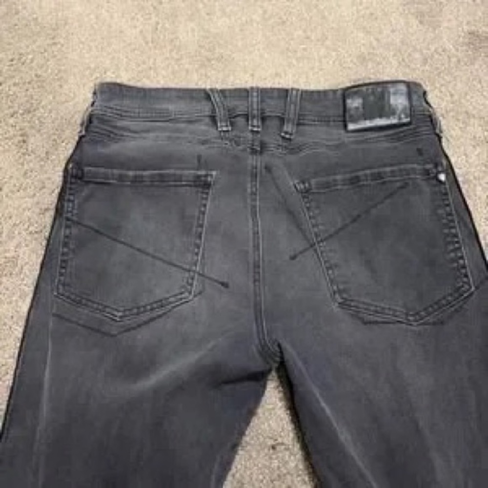 Black Skinny Jeans with Side Logo Tape - Picture 8 of 11